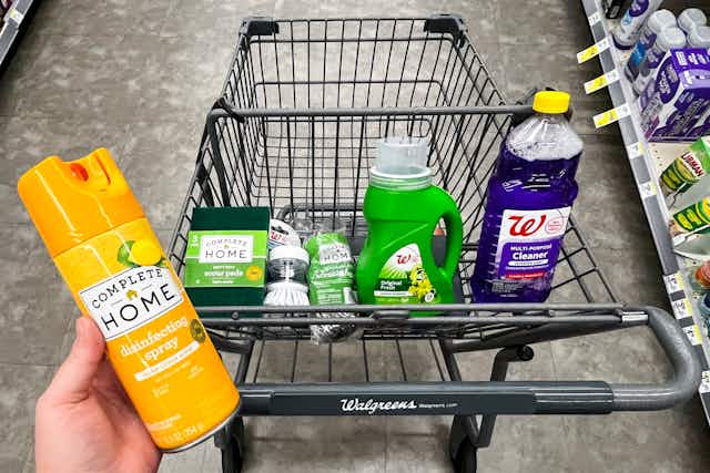 $1.99 Household Essentials at Walgreens: Laundry Soap, Napkins, and More card image