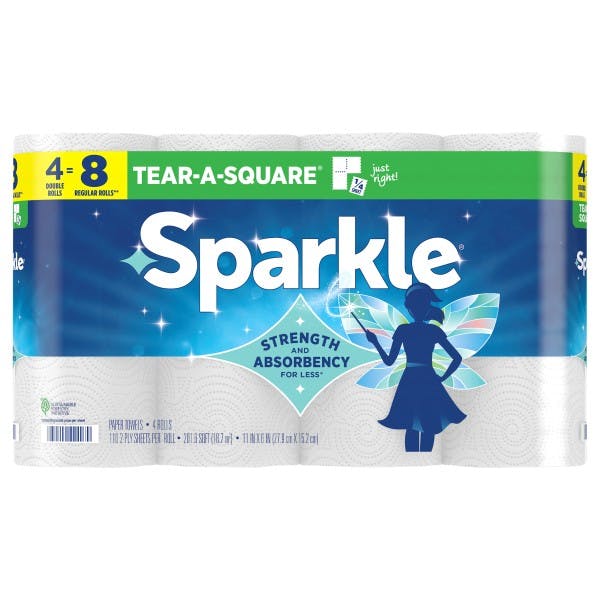 2 Sparkle Paper Towels 4-Packs
