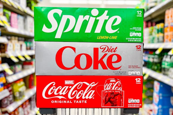 Sprite, Cola-Cola, and Canada Dry: Get Three 12-Packs for $14 on Amazon 