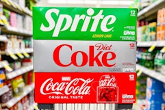 12-packs of coke, sprite, and diet coke in walgreens