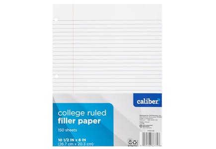Caliber Filler Paper