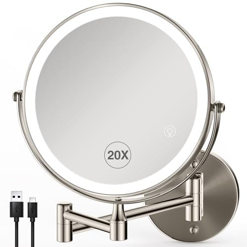 Magnifying Mirror with Lights