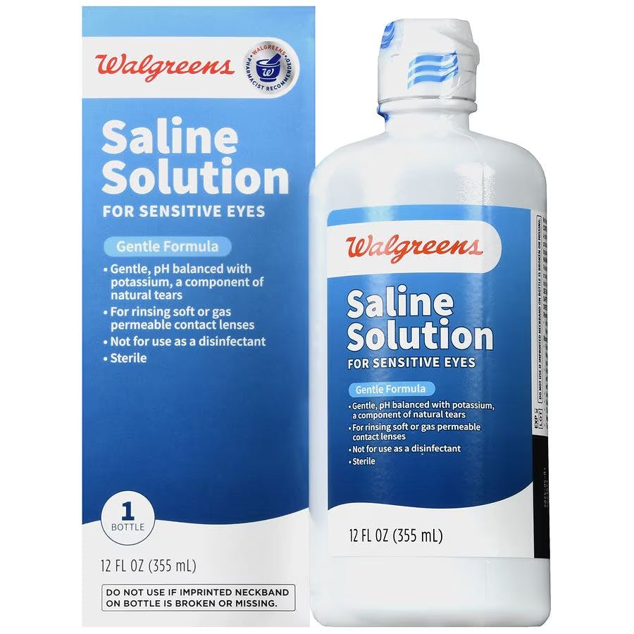 2 Walgreens Saline Solutions