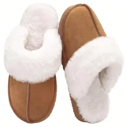 Women's Faux-Fur Slippers
