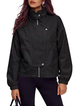 Women's Cropped Bomber Jacket