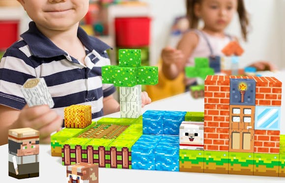 Magnetic Block Set, Only $7.99 on Amazon