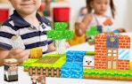 kids playing with blocks