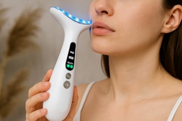 It’s Back on Amazon: Light Therapy Face Wand, Only $9.74 card image