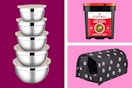 Mixing Bowl Set, Readywise Survival Food Bucket & Cat Shelter