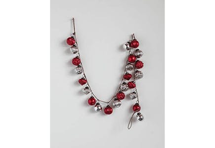 Mercury Glass Ornament Garland