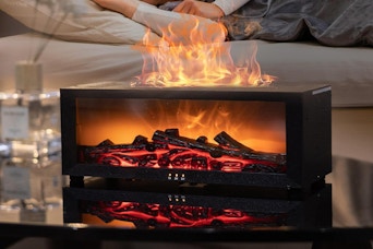 Fireplace Air Diffuser Humidifier on table