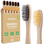 Bamboo Toothbrushes 12-Pack