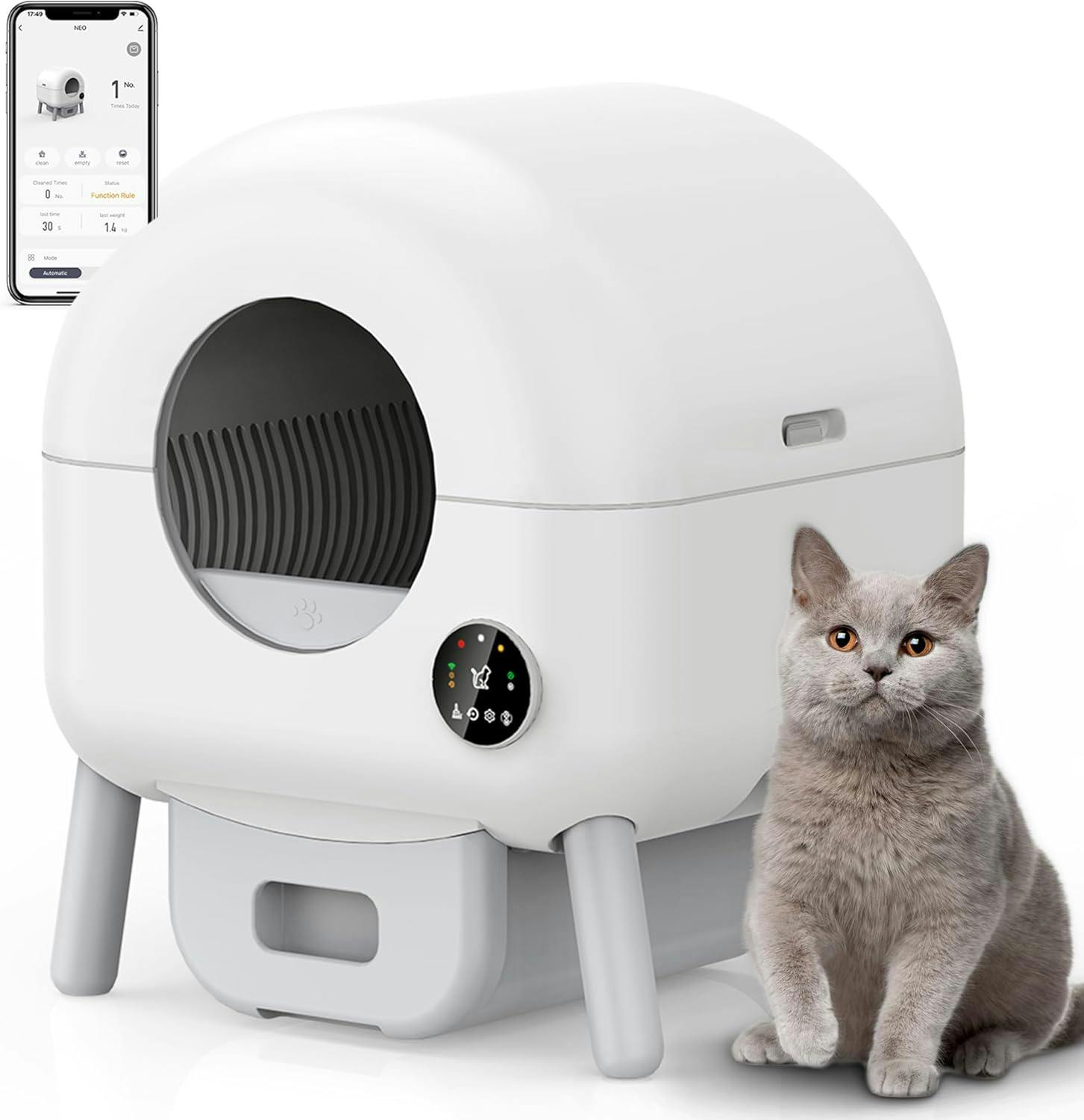 Self-Cleaning Cat Litter Box