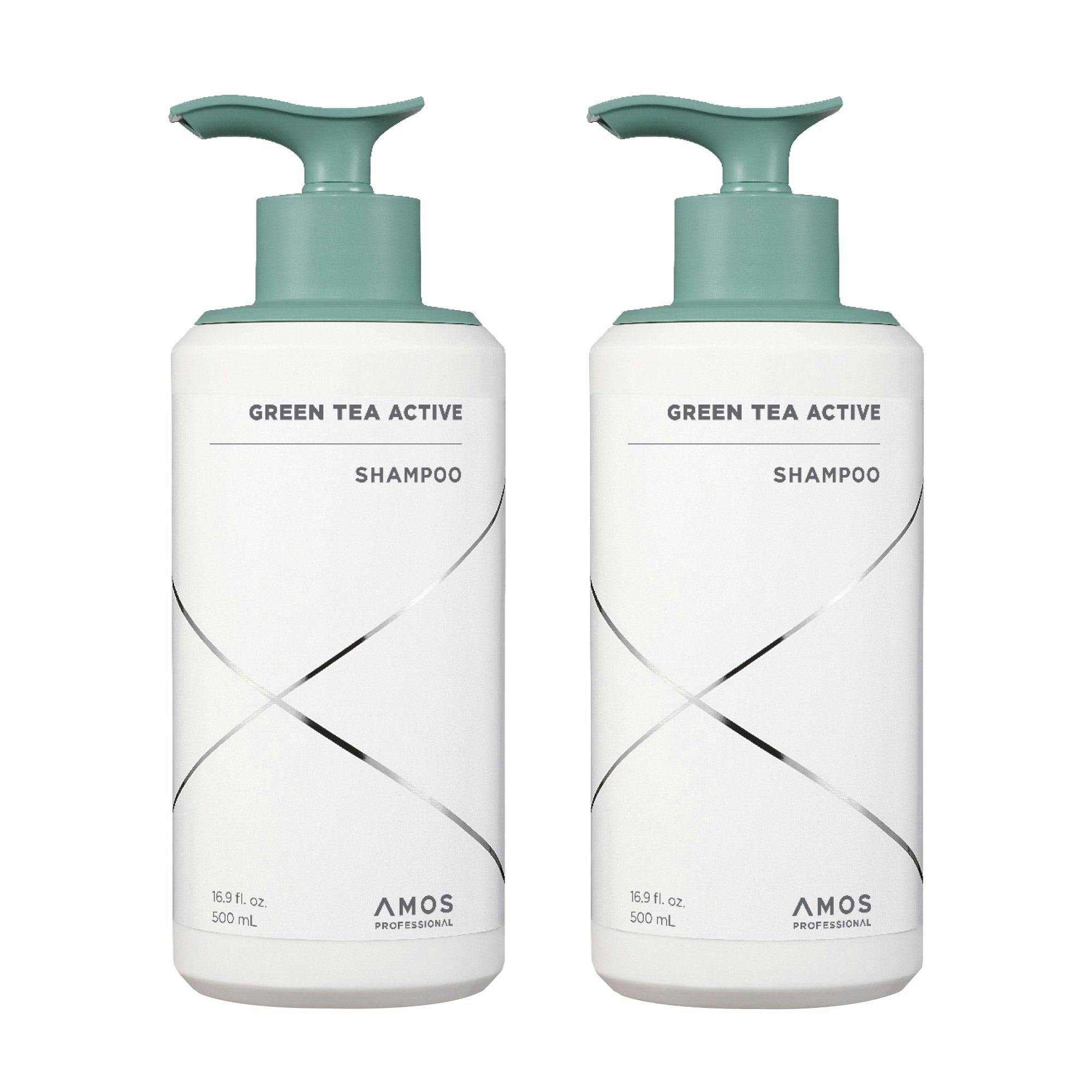 AMOS Professional® Green Tea Active Shampoo 2-Pack