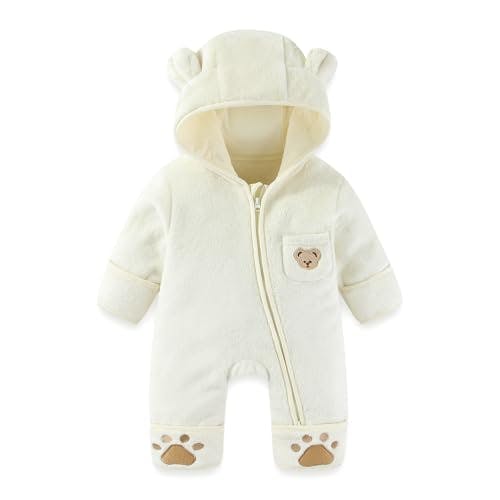 Infant Fleece Hooded Romper