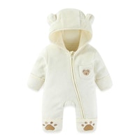 Infant Fleece Hooded Romper