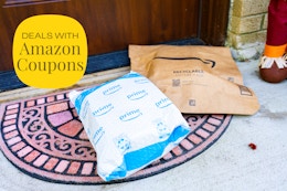 amazon boxes on a porch