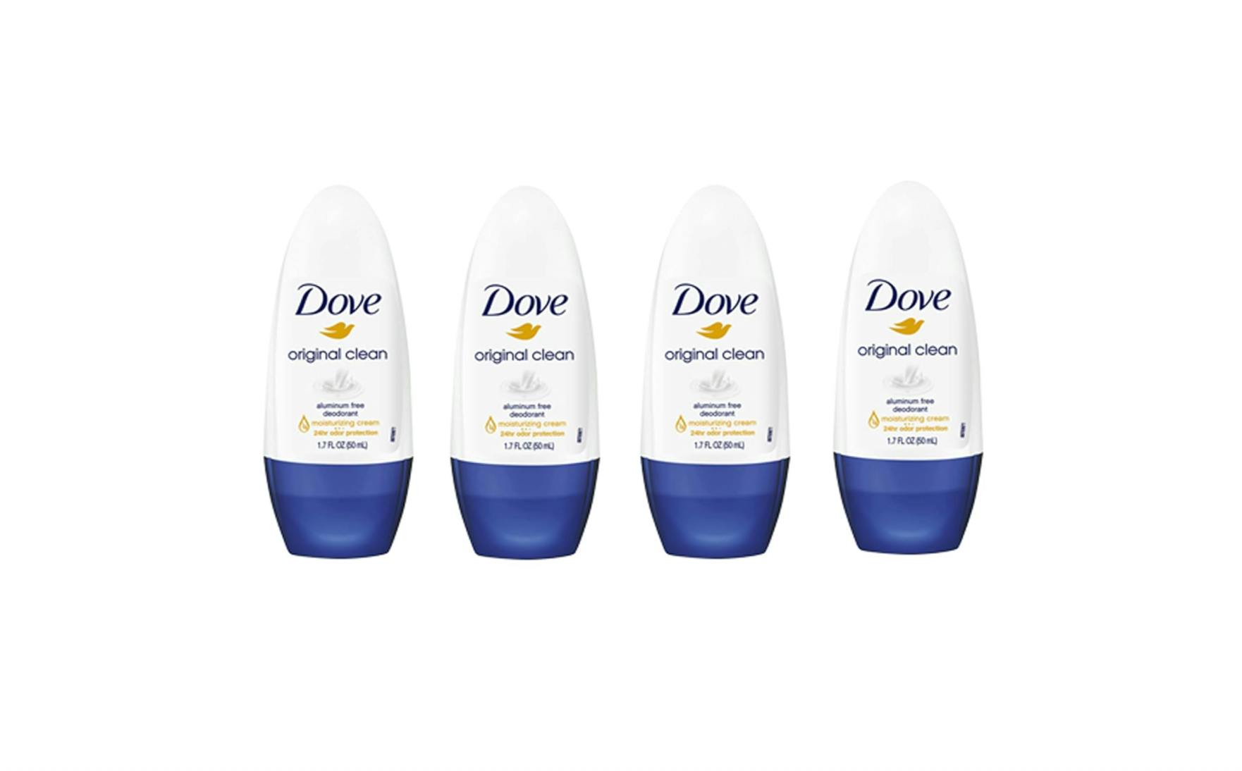 Dove Roll-on Deodorant 4-Pack