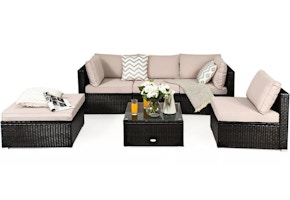 Costway Sectional Sofa Patio Set