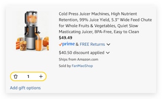 Cold Press Juicer Machines amazon