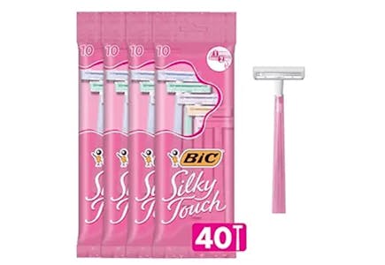 2 Bic Razors 4-Pack
