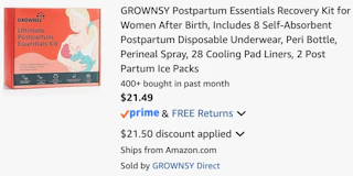 amazon-postpartum-kit-cart