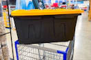 members mark storage tote on cart