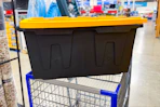 members mark storage tote on cart