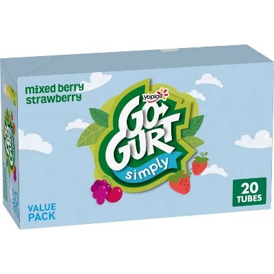 2 Yoplait Go-Gurt Yogurt Boxes