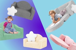 5 colors of the babyeap kids' sofa
