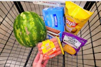 kroger 5x deals groceries in shopping cart