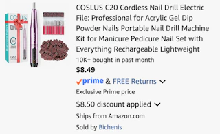 Amazon Cordless Electric Nail Drill 2026