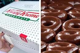 krispy kreme donuts chocolate glazed original