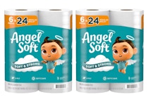2 Angel Soft Toilet Paper Packs
