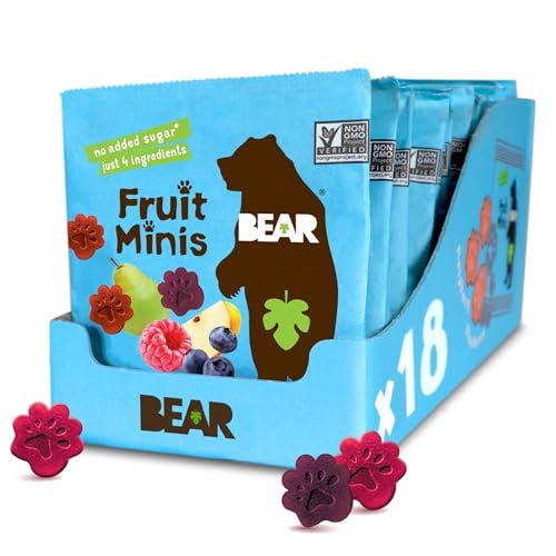 BEAR Fruit Snack Minis 18-Pack
