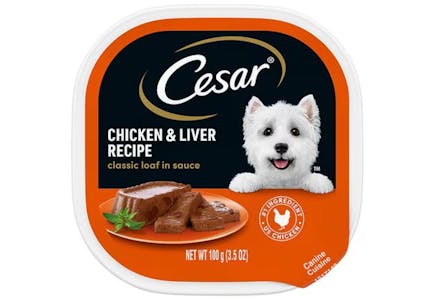 5 Cesar Dog Food Singles