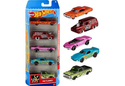 Hot Wheels Die-Cast Cars Set