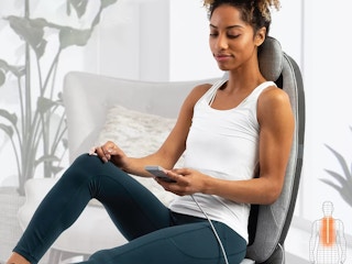 sharper image massager seat topper at kohl's