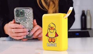 yellow label printer