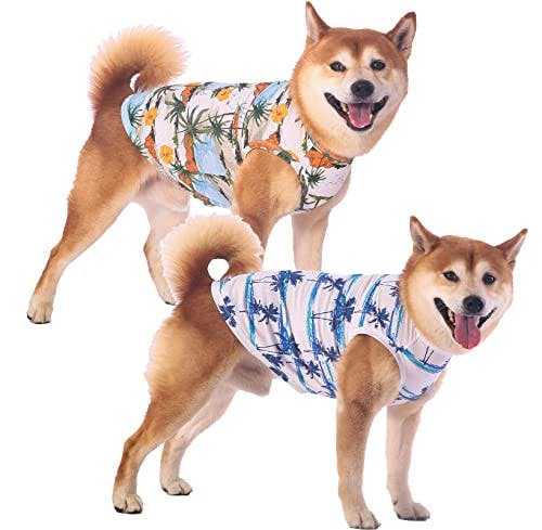 Hawaiian Dog Shirts 2-Pack