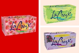 boxes of sparkling water