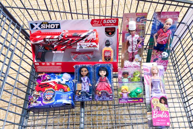Save on Holiday Toys at Aldi: $5 Little People, $8 Barbie, and More card image