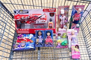 aldi toy deals barbie paw patrol disney wish doll little people zuru x shot