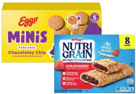 4 Eggo + 4 Nutri-Grain Products