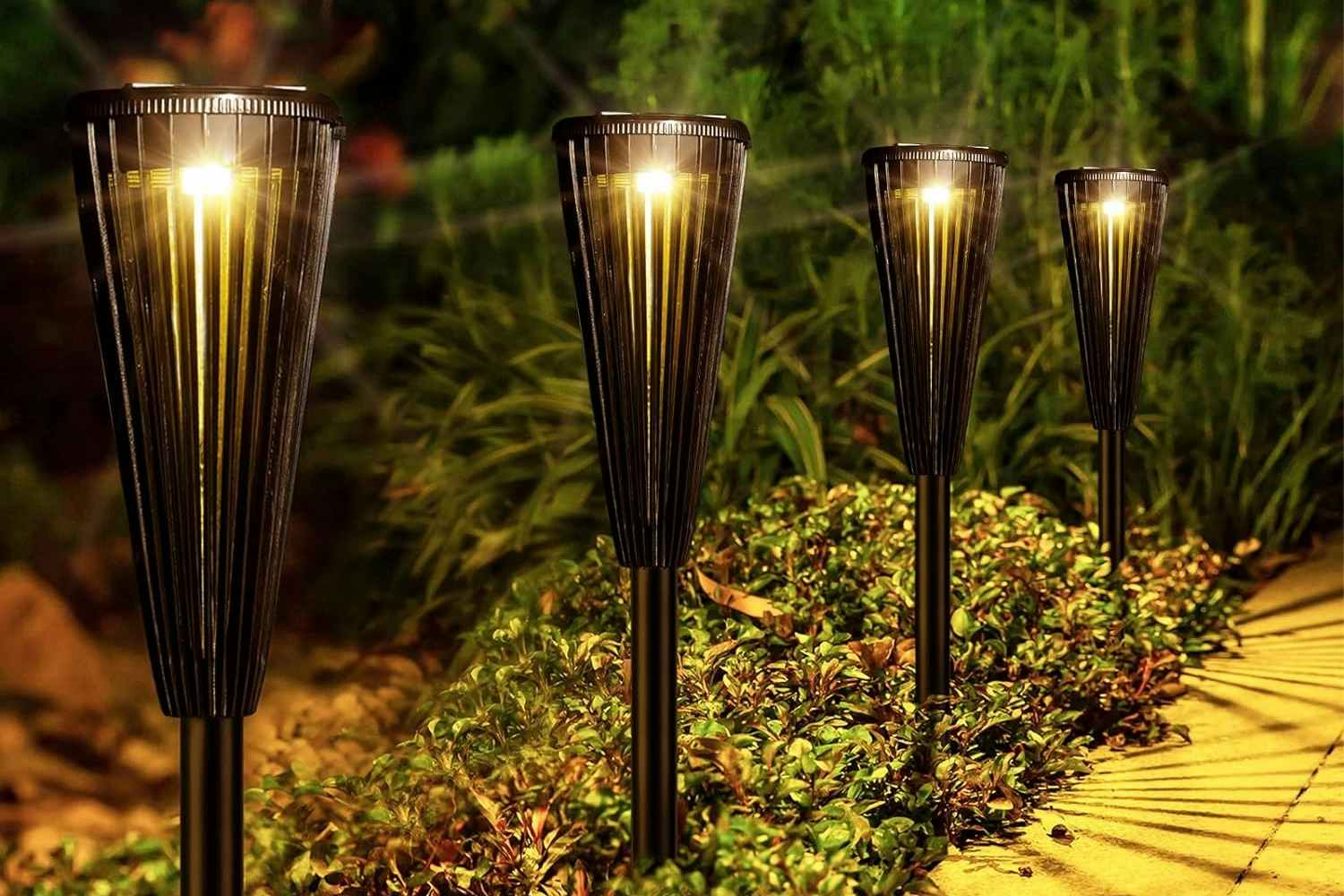 Solar Pathway Lights 8-Pack, Only $14.99 on Amazon