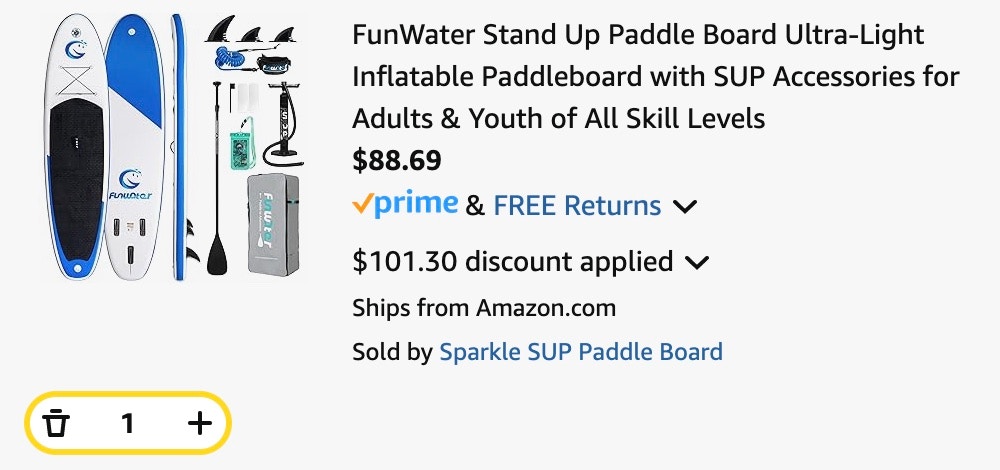paddle board