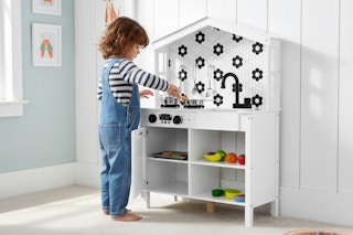 walmart wooden farmhouse kitchen set