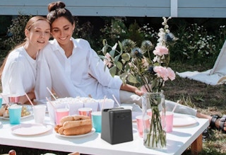 mosquito repellent device on a table