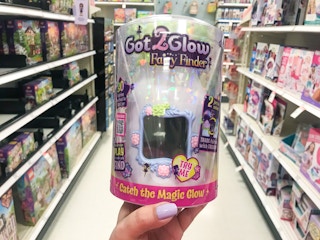 hand holding got2glow fairy finder at target