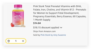 Pink Stork Total Prenatal Vitamins